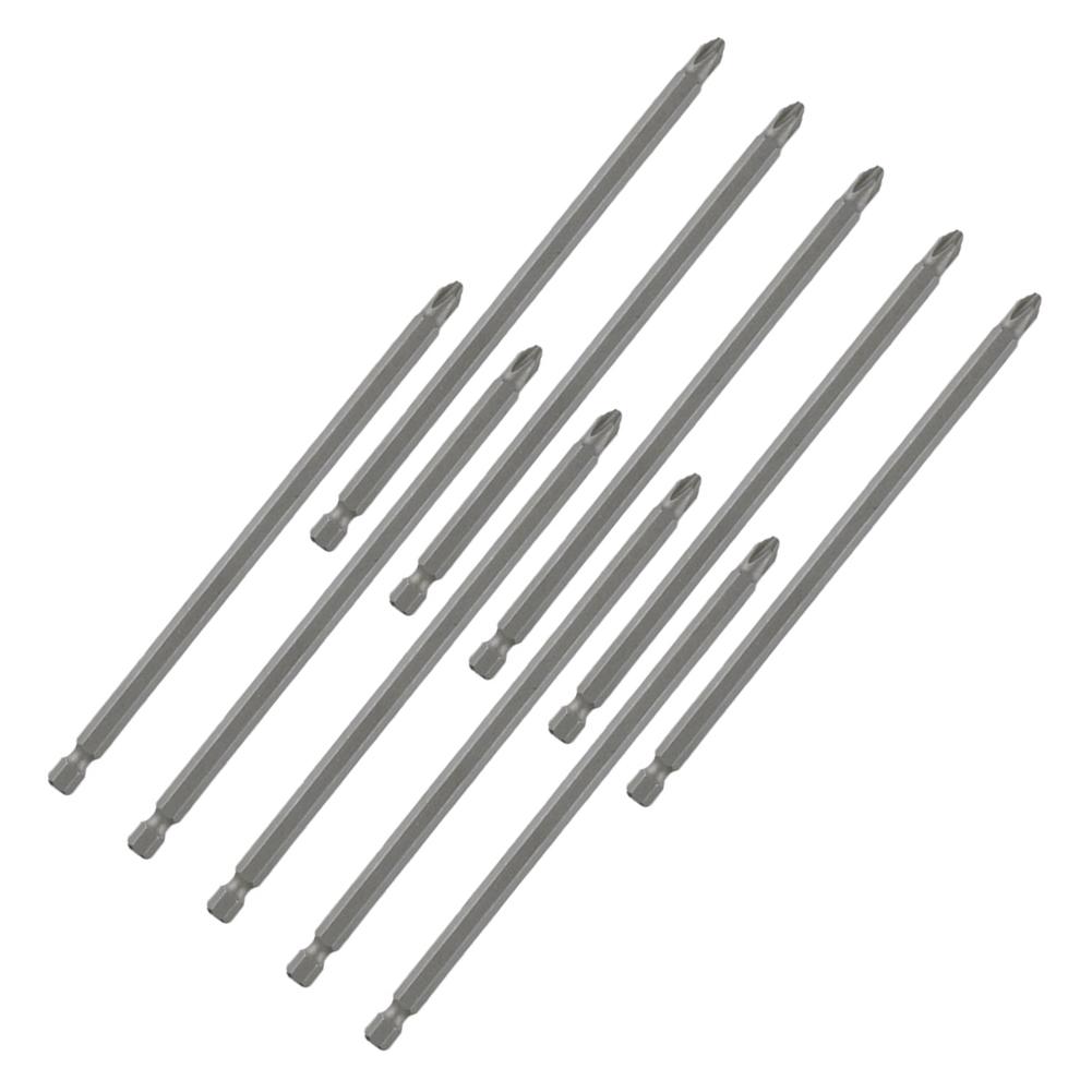 10Pcs 150mm PH2 Screwdriver Bits Magnetic Long Cross Screwdriver Electric Screwdriver Drill Hand Tools