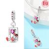 Poker Card Pendant Copper Colors Charm Beads Fit Original Charms Bracelet Beads For Women Jewelry Making Gifts