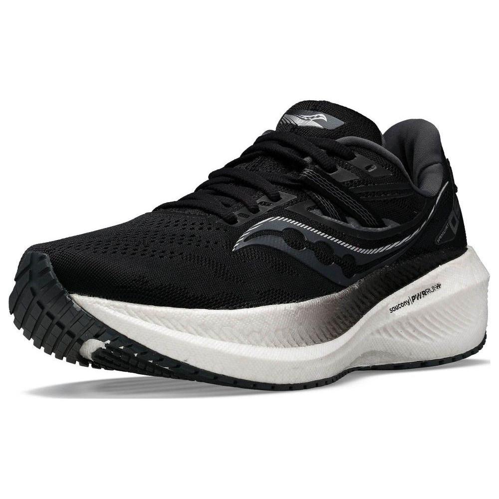 SAUCONY Triumph Victory 20 Mesh, Textil Abriebfest Atmungsaktiv Niedrig geschnitten Laufschuhe Damen Schwarz S10759-10