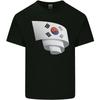 Drapeau de la Corée du Sud enroulé Journée Coréenne Football T-shirt pour Enfants