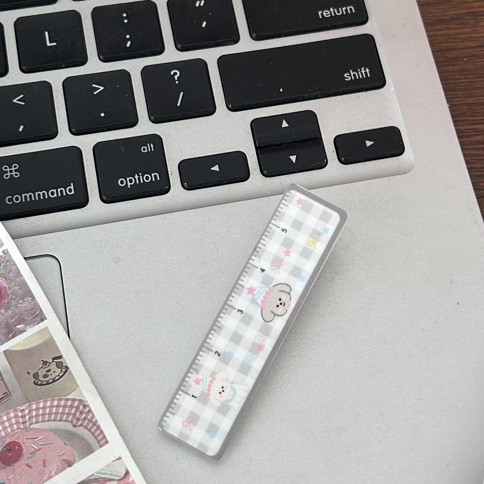 

Милая мультяшная заколка для волос в форме сердца для девочек - Боковая заколка-головной убор с дизайном прямоугольной линейки серый