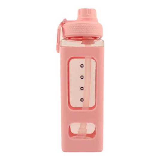 700ml/900ml Water Cup Food Grade Leak-proof Plastic All-Purpose Juice Beverage Water Straw Cup Home