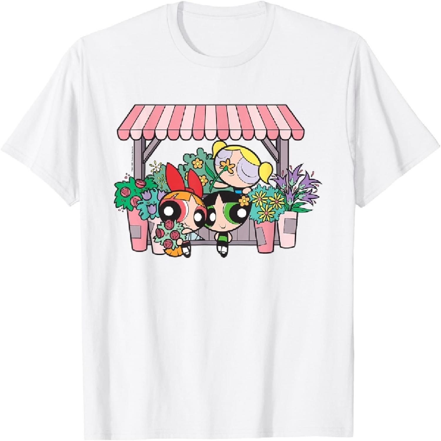 

Powerpuff Girls Flower Power T-Shirt XXXXXL білий