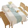 Thickened Imitation Cotton Linen Dining Household Square Wear-resistant Waterproof Oil Proof Tablecloth