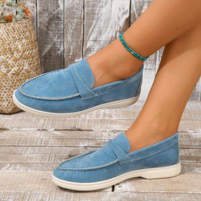 British Style Casual Loafers Simple Women's Shoes Four Seasons Wear Shallow Mouth Comfortable Soft Sole Shoes