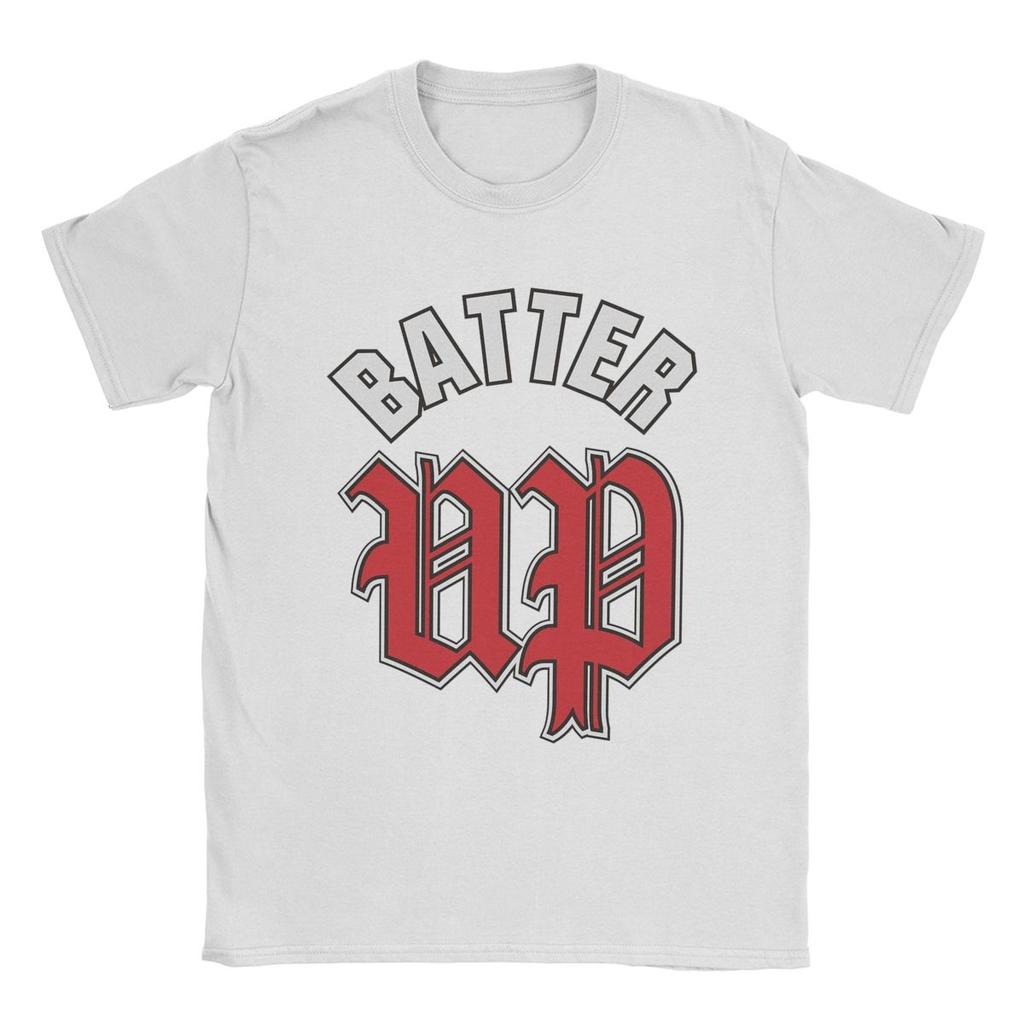 Babymonster Batter Up T-Shirts für Herren, reine Baumwolle, originelles T-Shirt mit Rundhalsausschnitt, Kurzarm, Geschenkidee