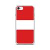 Phone Case – Flag of Peru – Compatible iPhone 8 – Soft Case – Resistant and Shockproof - Silicone - Pixelforma