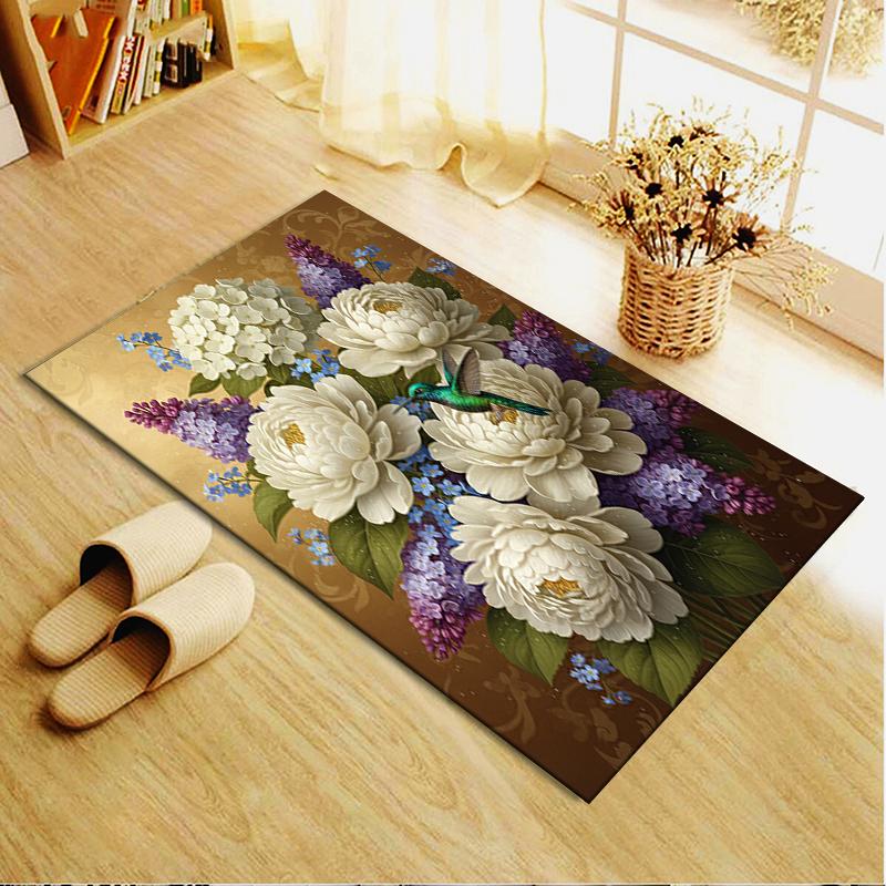 2025 New Classical Flower Carpet Rug for Living Room Bedroom Home Sofa Decoration,Kids play Non-slip Floor Mat18