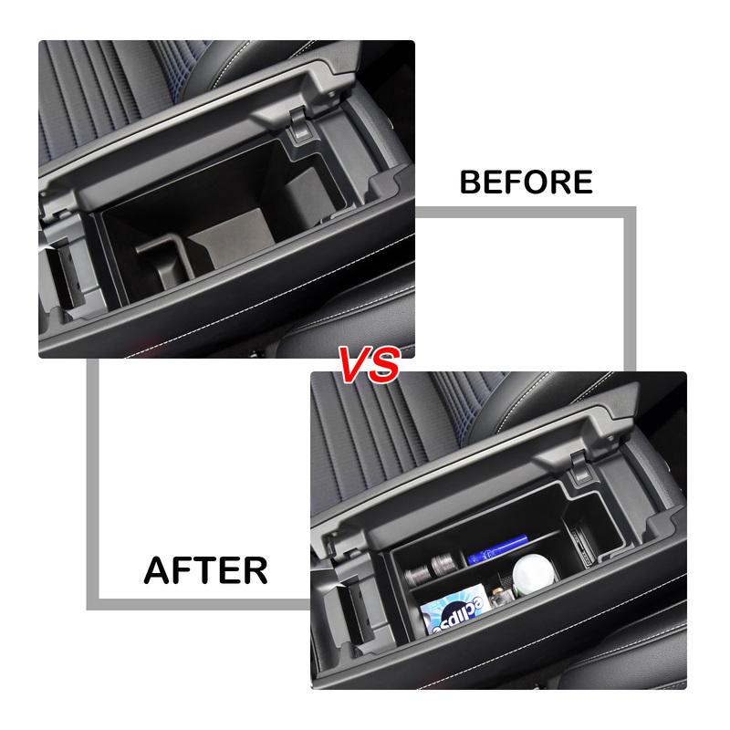 2PCS Center Console Organizer For Nissan X-trail Rogue 2021 2022 2023-2026 T33 Armrest Lower Storage Box Center Console Car Tray
