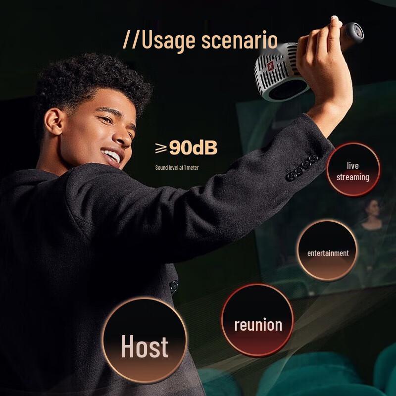 JBL KMC600 Wireless Bluetooth KTV Microphone & Speaker