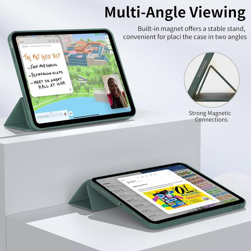 Tri-fold Flip Case For Samsung Galaxy Tab A9 A11 A7 Lite 8.7" A9 Plus 11'' A8 S6/S7/S18/S9/S10FE S11 Magnetic Stand PU Leather Protective Cover