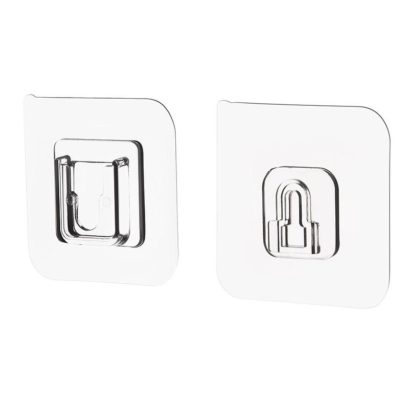 Waterproof Child And Mother Buckle Door Hook, Strong Glue, No Punching, Wall Hanging, Load-Bearing Paste, Non-Marking Buckle, Wall Adhesive Hook