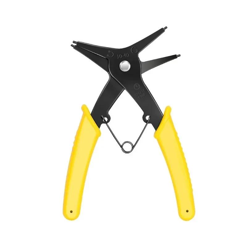 

2 in 1 Snap Ring Pliers For Internal External Card Retaining Pincer Multifunctional Professional Hand Tool Hardware Repair Tool
