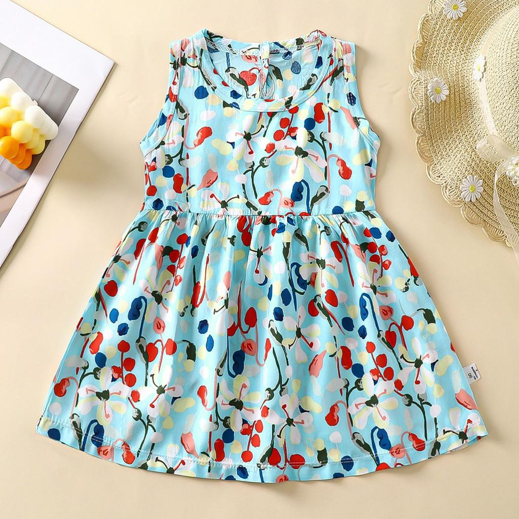 Children's Clothing Baby Princess Dress Girls Dress Children's Summer Dress Children's Skirt Artificial Cotton Cotton A-line Skirt