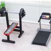 Tiny Fitness Workout Equipment For 1/12 Scale Doll House Plastic Safe Miniature Gym Accessories With Realistic Detail