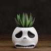 Versatile Silicone Mould for Skull Flower Pots Easy Demoulding Cement Planter Accessory for Enthusiasts Household