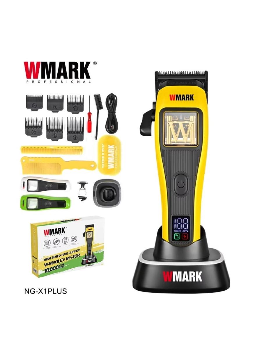 

WMARK Hair Clippers Professional Vector Motor Hair Trimmer Cordless Hair Cutting Machine LED Display Clipper for Men NG-X1 PLUS