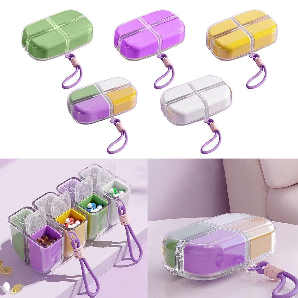 Moisture-Proof Seven Days Pill Case Magnetic Pill Organizer Pill Dispenser  for Home&Travel