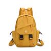 Sac à dos multifonctionnel pour femme Grande capacité Sac bandoulière poitrine pour extérieur et trajet