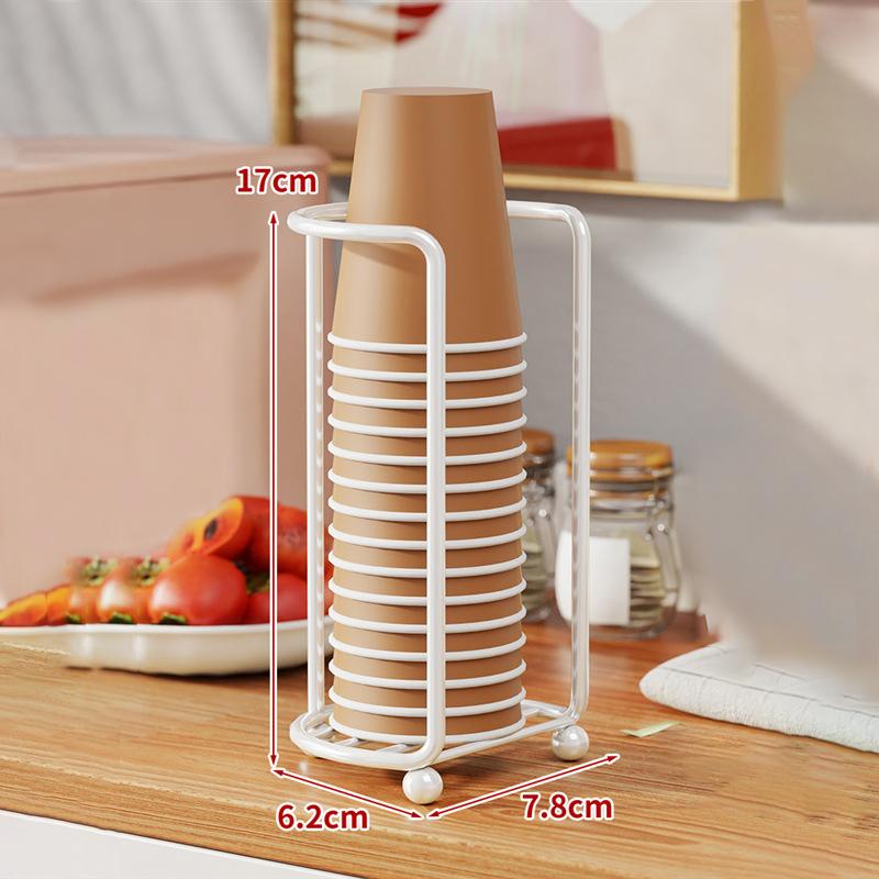 Kitchen Paper Cup Holder Disposables Cups Pickerbar Milk Tea Coffee Shop Disposable Cup Holder Storage Rack Organizier