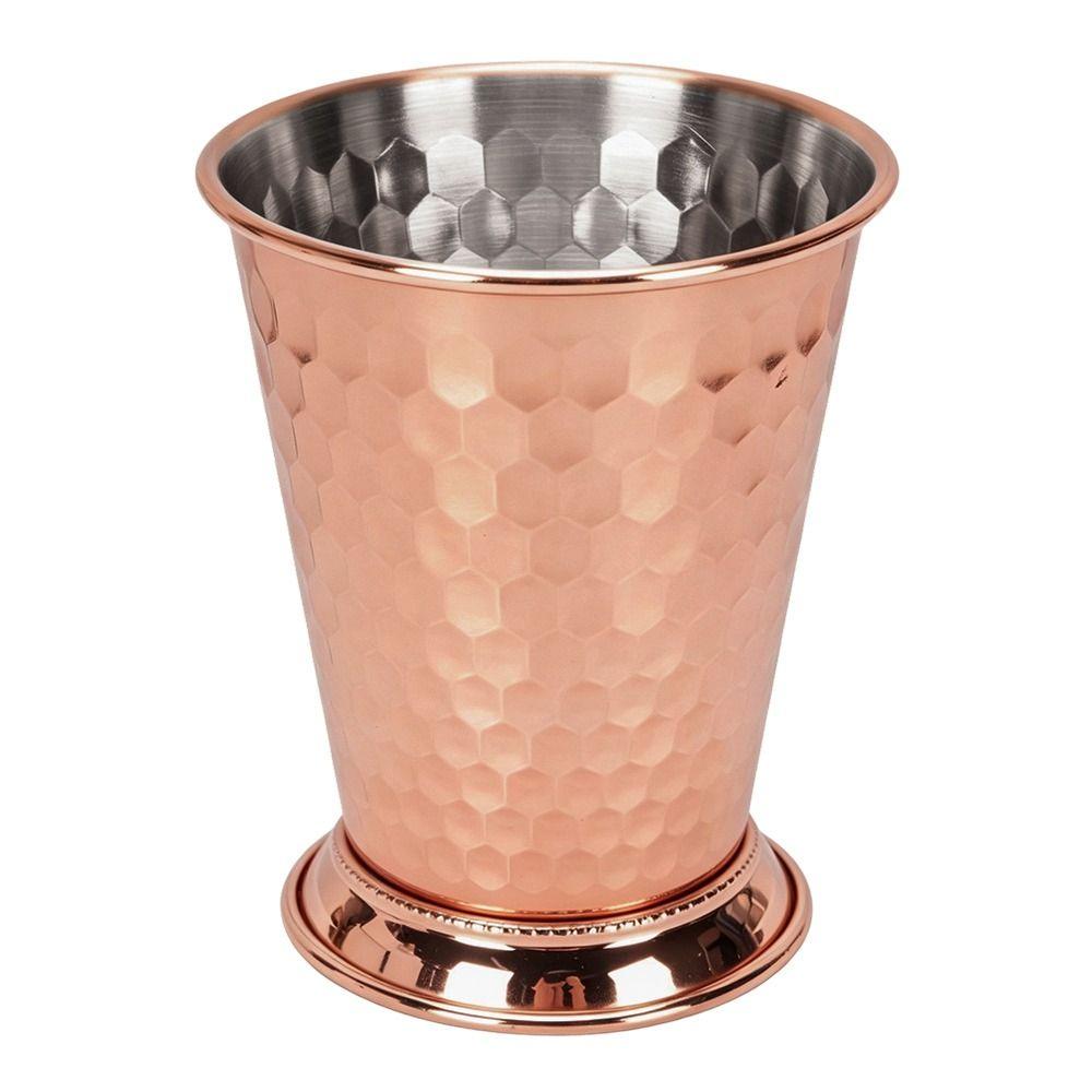 Smooth Edges Mint Julep Cup 400ml Barware Tumbler Classic Metal Drinking Cup Cocktail Making