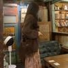 A sweet "Dry Rose" early autumn new French dress women's thin temperament + cardigan