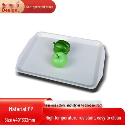 Colorful PP Plastic Rectangular Serving Plate