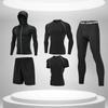 WEZHO Men's Elite 5-Piece Athletic Compression Set
