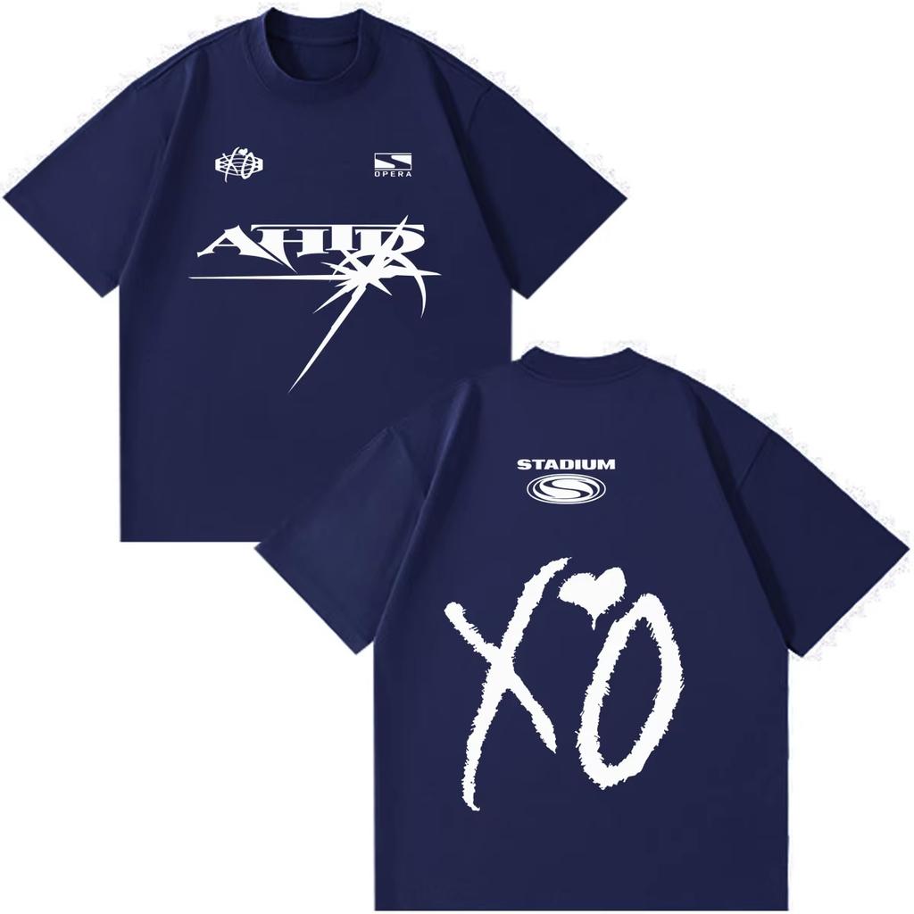 Sommer Heißer Verkauf The Weeknd After Hour Til Dawn Welttournee 2026 Print T-Shirt Herren Damen Hip-Hop T-Shirt Atmungsaktiv Streetwear Kurzarm Lässige T-Shirts