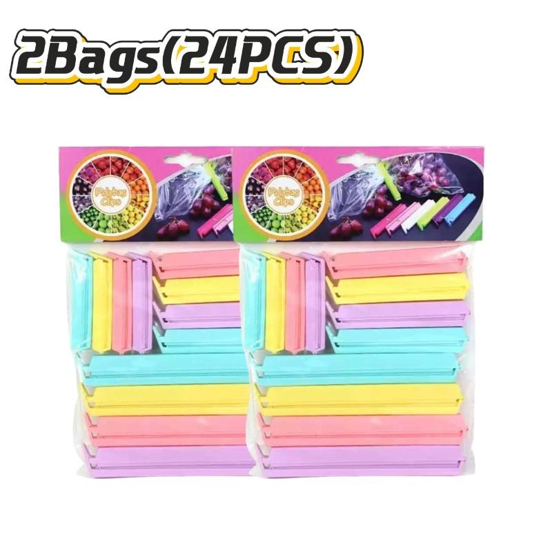 Portable New Kitchen Storage Food Snack Seal Sealing Bag Clips Sealer Clamp Plastic Tool Kitchen Accessories Wholesale