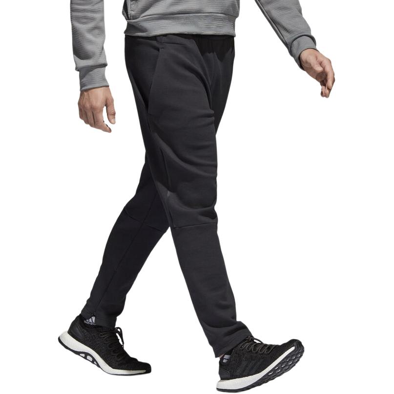 adidas Pantaloni ZNE 2 Colore Unico Allenamento Pantaloni Casual Uomo Fondo Nero BR6816