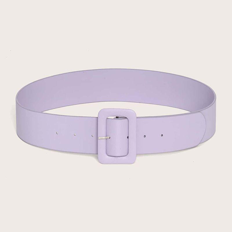 Wide Pu Chic Waist Belt For Women With Buckle Ideal For Flattering Dress Styles