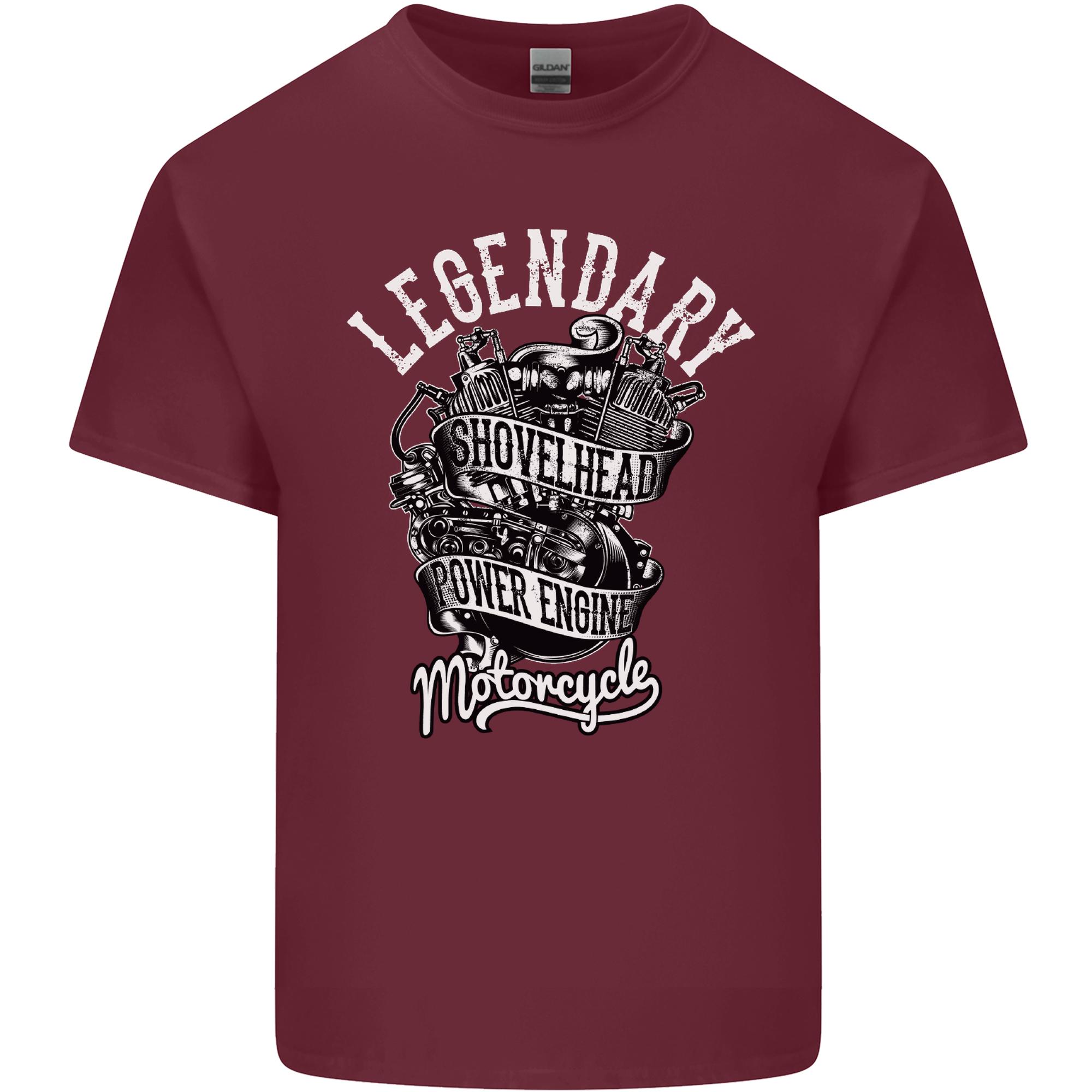 Legendary Shovelhead Motorcycle Biker Unisexs Light Cotton TShirt S