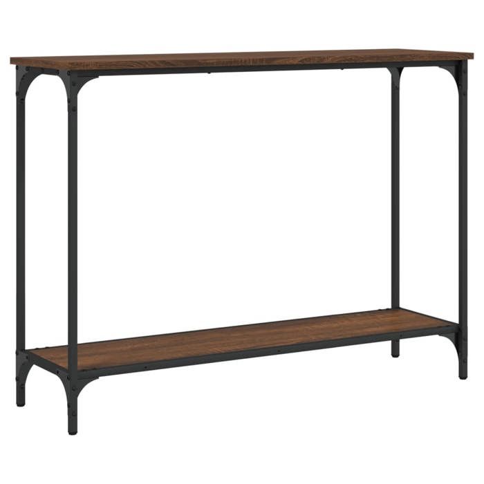 VidaXL Table console chêne marron 101x30,5x75 cm bois d'ingénierie 837706