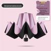 Men's Large Windproof Folding Umbrella: Reinforced, Sturdy, Dual-Use for Sun & Rain