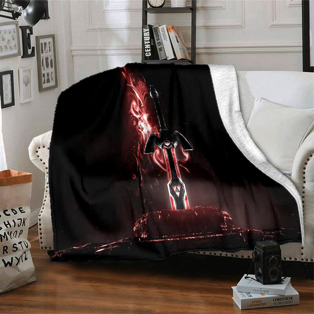 1pc Eerie Eye Symbol Light flannel Blanket for Super Soft Cute Comfort Blanket for Travel Bedding Couch Sofa Blanket Y82554