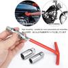 Spark Plug Socket Set with 16mm Durable and for Car T-Handle, & 21mm, 360° Rotation, Rust-Resistant, Maintenance.