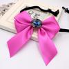 Korean Style Satin Bow Tie Collar Accessory for Hotel Staff
