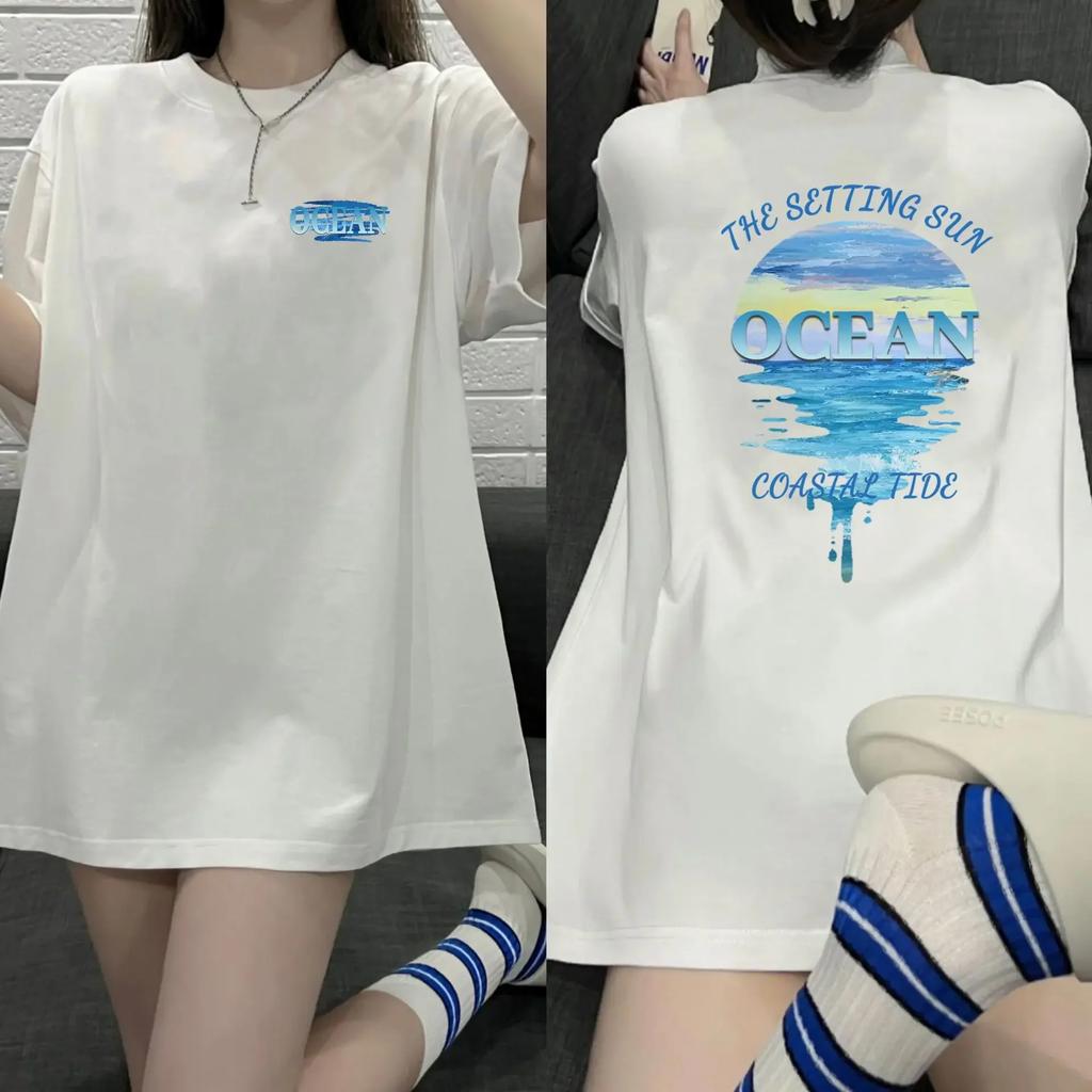 Summer Vintage Casual cotton Comfortable Tees Short Sleeve Oversized t-shirts Graphic Tops Y2k Style Original Clothes