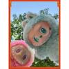 New 1:1 High Quality Kawaii Monster La-bubu 3.0 Blind Box Series PVC La-bubu Macaron Pendant Doll Monster Keychain Birthday Gift