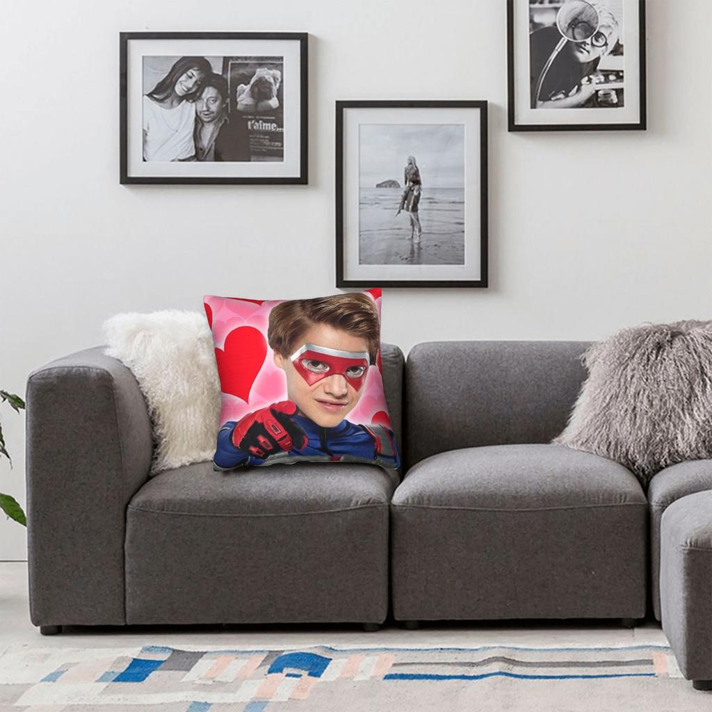 Henry Danger Pillowcase Double-Sided Printing Fabric Cushion Cover Decoration Pillow Case Cover Seater Square 45X45Cm