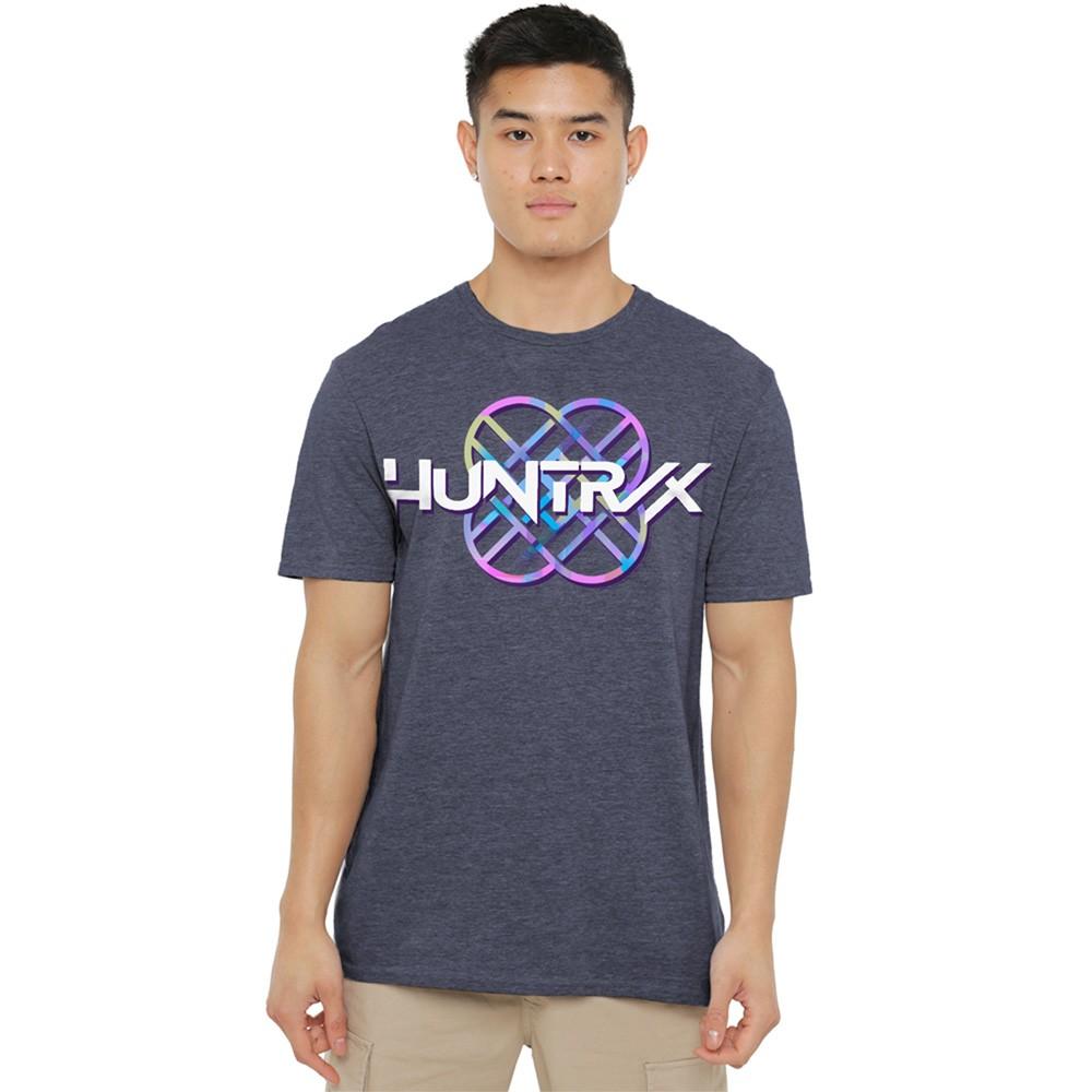 K-Pop Demon Hunters Huntrix HuntrX Pastel Logo Unisex T-Shirt Heather Navy XL