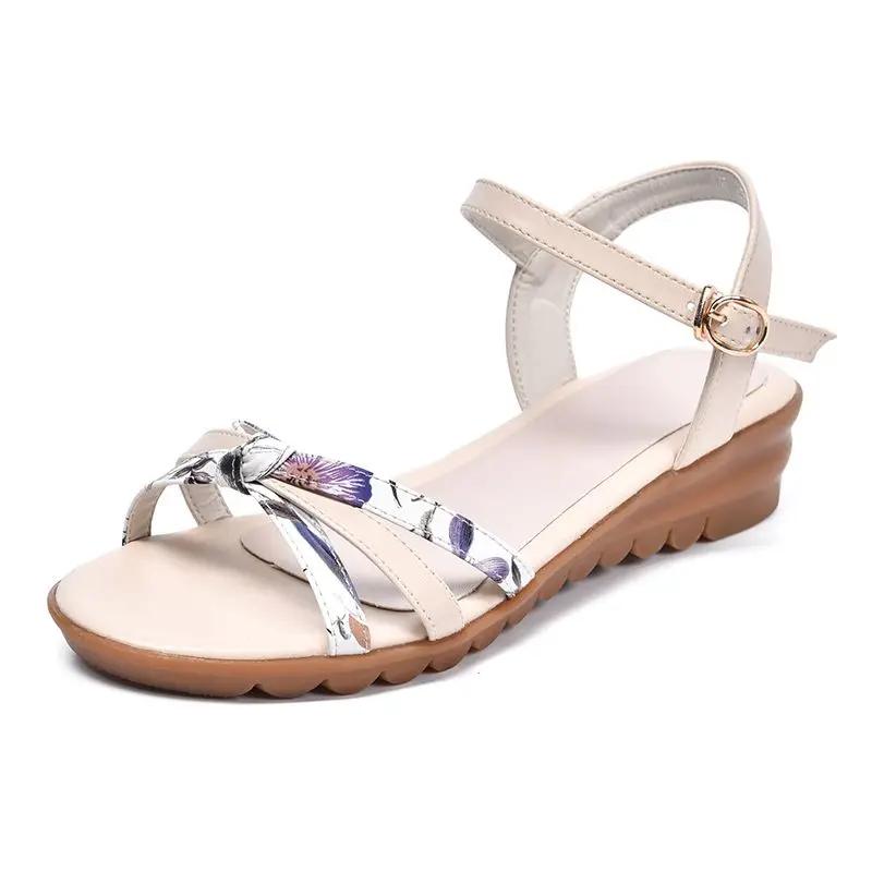 Fashion With Low Heels Buckles Woman Shoes High Quality Shoe 2025 Luxury Trending Sandals for Women Casual Vintage Offer Sandal On Sale