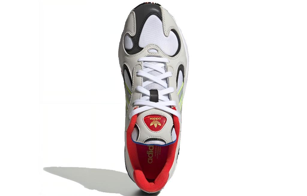adidas Originals Yung 1 Low Top Casual Dad Shoes Black Red White EH0868