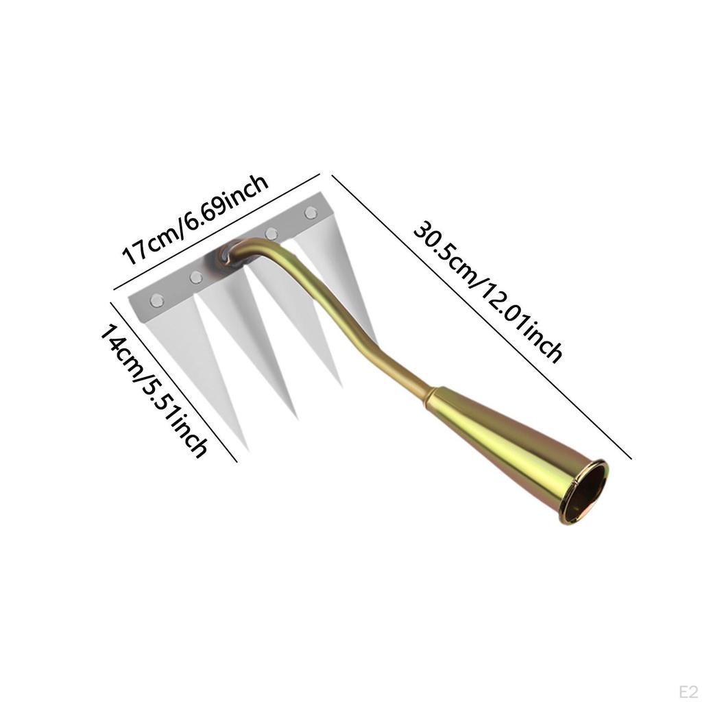 Detachable Gardening Hand Weeder Tool Manual Claw Loosening Soil Heavy Duty Weeding Rake Weed