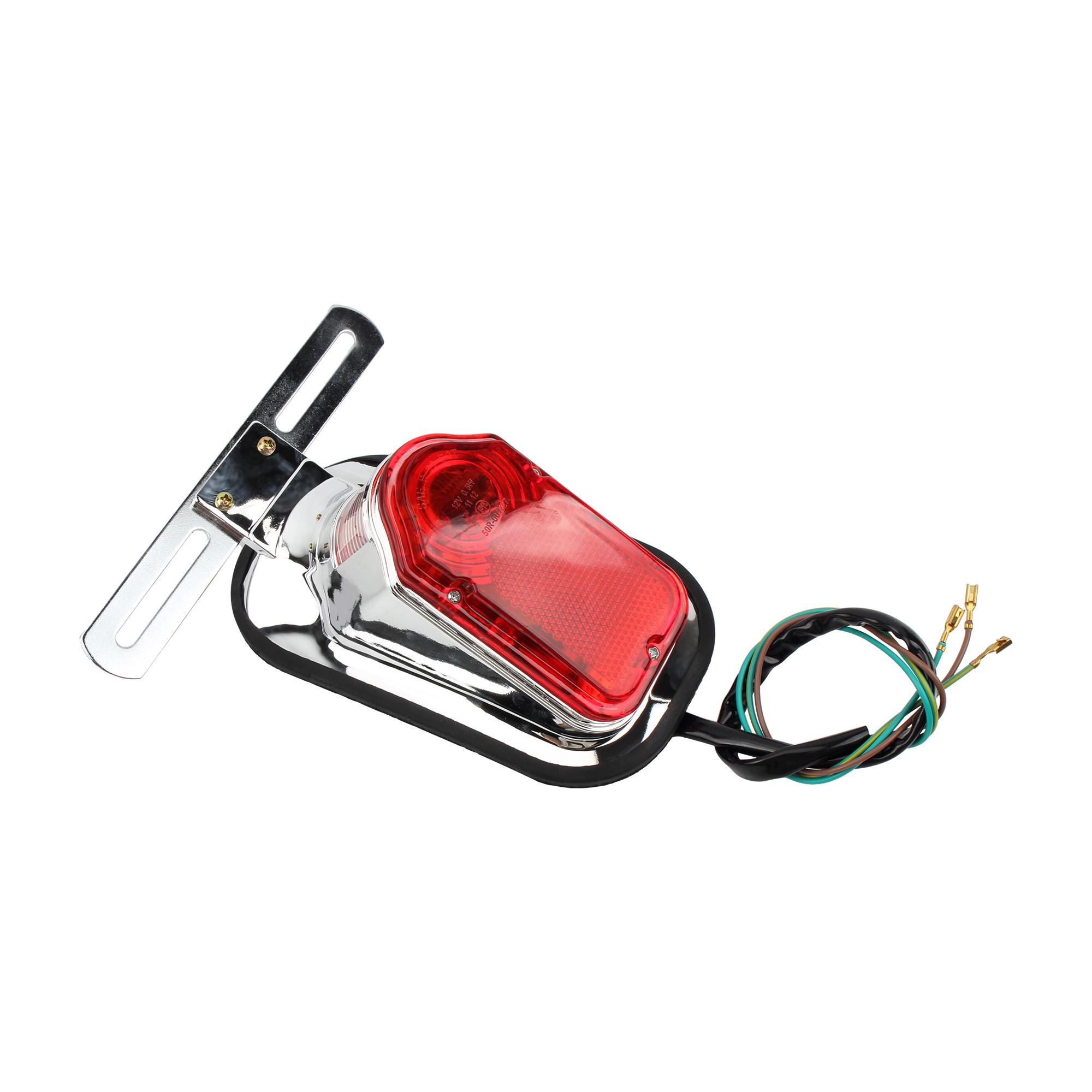 For Retro Harley Chopper Bobber Motorcycle Motocross Rear Driving Tail Light Brake Lamp For Honda Yamaha Custom Touring