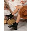 Neue Damen-Herbst-Chelsea-Ankle Boots im britischen Stil aus Wildleder, modische, vielseitige kurze Lederstiefel