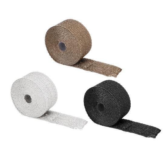 Exhaust Heat Wrap Fiberglass for Headers Easy Installation Muffler & Pipes Fireproof Insulation Heat Shield Wrap