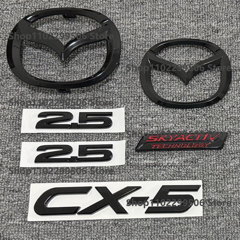 

ABS Емблема для Mazda CX-5 2017-2021Логотип Автомобільна Передня Решітка Багажник Кермо Задня Кришка Багажника Значок Наклейка Креативна Модифікація