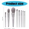 Eye Catching Synthetic Fiber 8pcs Makeup Brushes Set Delicate Cosmetic Brushes Face Makeup For Professional Look